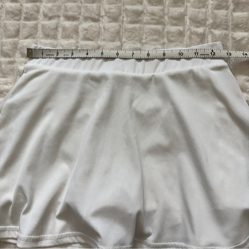 Varley Small White Skort Skirt ~ Lined Athletic Athleisure Tennis Pickleball - Picture 5 of 7
